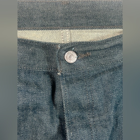 Levi’s 501 Raw Denim 42W 32L Indigo Lightly Used Vintage Jeans - Picture 2 of 12